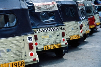 Tuk Tuks in Nairobi, Kenia